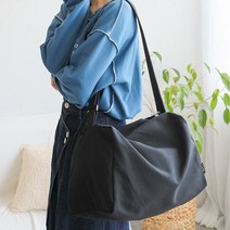 미틈 캔버스 빅사이즈 에코크로스백 천가방
