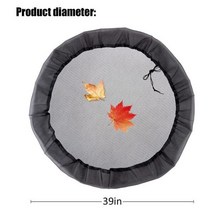 비 배럴용 야외 메쉬 커버 그물 PE 물 수집 버킷 탱크 수확 도구 정원 보호, [01] Black