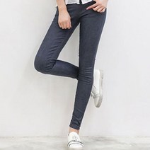 DS128 여성 슬림 가죽스키니진 코팅청바지 데님팬 _ 58186EA