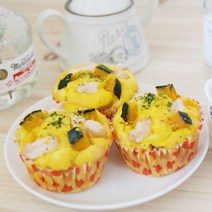 멍멍이매점 [멍멍이매점] 수제간식 닭고기단호박머핀, 100g, 1개