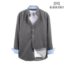[블랙수트]빅사이즈 기모체크 셔츠DN_765