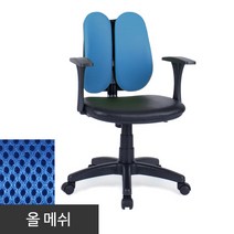 체어포커스 피플 A형 기본형(헤드없음) 올메쉬, 블루