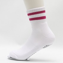 국내제작 러닝 헬스 등산 운동 논슬립 미끄럼방지 양말, 14하양+퍼플라인