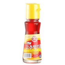 오뚜기옛날 고추맛 기름 병, 80ml, 1개
