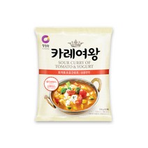 청정원 카레여왕 토마토&요구르트 상큼한 맛 4인분, 108g, 1개