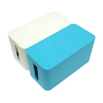 멀티탭 케이블 정리함 3구(일반형), 화이트