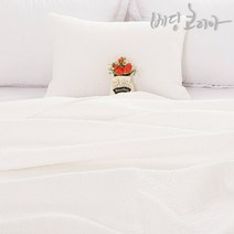 베딩코리아 60수아사면/국내생산/피그먼트/이불/패드/이불패드, 화이트