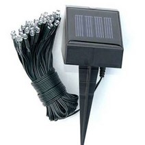 태양광구슬등 SCL-50(RGB/W/Y/R/B/G) 50구 LED구슬등 크리스마스트리장식등 야외장식정원등 식당정원장식등 인테리어장식등, W(화이트)