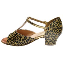 ADAGE 라텍스쿠션 추가 착용감UP 댄스화 여성스포츠댄스 살사 탱고, 202(골드호피)