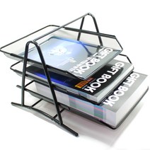 철제서류함 철제 2단3단4단 서류정리함 사무용품 사무용수납장, 철제서류함3단-블랙