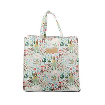 아나벨 국내제작! 물쫙쫙빠지는 네모받침 방수목욕가방 사우나 수영가방 비치백 방수, 동화마을폭스베어스카이네모