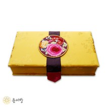 윤씨방 모란단 현금함, 황금색(무지), 1PIECE