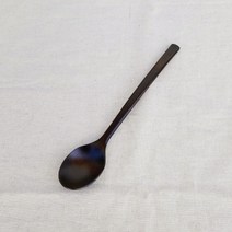 아이하시 수제 옻칠 나무 젓가락 숟가락, 숟가락(무지), 1벌