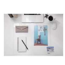 윈스타)투명 데스크매트(대/600*450mm/고투명/반투명), 고투명