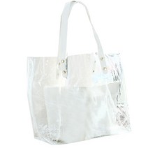 HOT썸머 베이직 이베리아 투명비치백