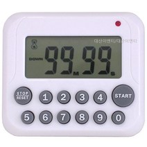 디지털 타이머 PS-367 스톱워치 주방 요리 알람타이머 자석부착 숫자버튼 99분59초