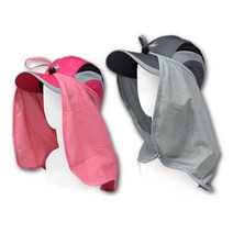 오필리아 햇빛가리개모자 햇빛차양막 모자용 자외선차단 그늘막모자 부착, 흰색