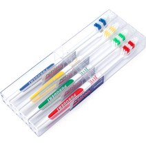 토탈하우스 독일 퓨로던트 칫솔 화이트 4P, 4PIECE, 1SET_KOR