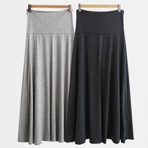 마더라이크 F.퓨어롱임산부스커트- 임부용 롱치마 빅사이즈 롱 스커트