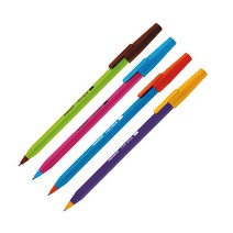 모나미 153 스틱 비비드볼펜(0.7mm), 바디적색, 1타스