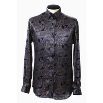 ELUXURYCLUB 화려한무늬 실크셔츠 (DTS-140401) 캐주얼 셔츠