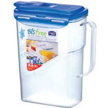 락앤락 비스프리 손잡이물병 - 트라이탄냉장고물통 대용량 투명타파물병 가정용.업소용.카페추천 플라스틱통, 1.7L