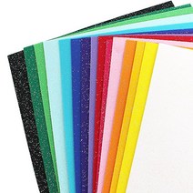 문구조아 [비접착] 반짝이펠트지 낱장 30x45mm, 반짝이펠트(비접착)$A5R_낱장-510H/주황색