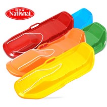 내쇼날 눈썰매 2인용 NSB1040 유아 아기 어린이 초등학생 성인 플라스틱 등받이 겨울, NSB1040_옐로우