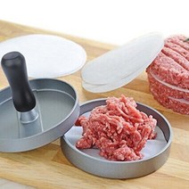 캠핑쇼우 수제버거용 패티프레스(레귤러사이즈용), 손잡이색상랜덤, 1P