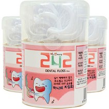 242 일회용 치실, 50개입, 3개