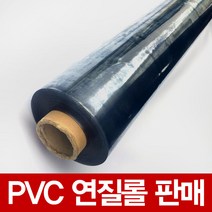 pvc연질 롤단위 판매 방풍비닐 투명매트 두께 0.5mm 1mm 2mm 3mm 4mm 5mm, 투명, 두께 0.8mm] 폭92cm x 길이30m, 1개