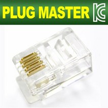 P6-003 / 6P4C RJ-11 플러그세트 (100개), P6-003/100EA