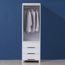 더나무 올리비아 긴옷장 외 대따많음, 화이트