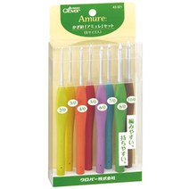 일본명품크로바 모사용 아쿠아컬러 자루코바늘 바늘, [7호(42-407) / 4.0mm] 아쿠아블루