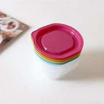 츠바메 이노마타 전자렌지용 냉동밥 보관용기4P세트 270ml(원형)