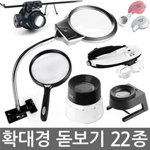 E.T.Shop 확대경 최다구성 돋보기/루페, 선택20)안경확대경 양눈타입, 1개