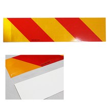 없음 중장비 대형자 후부반사판, 테이프반사판(우), 1개