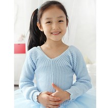 국산 유아발레 티워머(스카이블루)