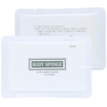일회용 바디스폰지 샤워스폰지/퍼프/샤워타월, 1개