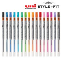 유니 스타일핏 리필심 UNI STYLE FIT /UMR-109-38, 스카이블루, 1