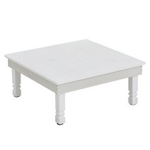 예다움 옹이워시 교자상 600x600/그린 핑크 화이트/YED_1500, 화이트