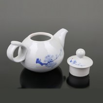 청백원 백자 청매화 (후파) 3인다기세트 다기, 1set