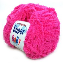 행복뜨기 슈퍼베이비 뜨개실 털실 수면실, 2208핑크, 1개
