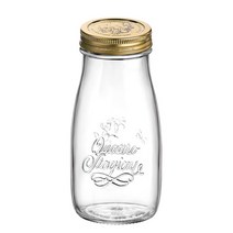 [보르미올리 쥬스 밀폐용기 0.4L]/쨈병/유리병/장아찌/락앤락/담금주/원두커피/에이드/피클/