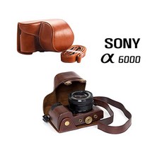 소니 A6000 가죽케이스/속사케이스, 소니 A6000 케이스, 블랙, 1개