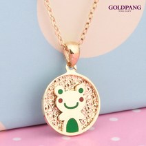 [골드팡] 14k/18k 미아방지 개구리 목걸이
