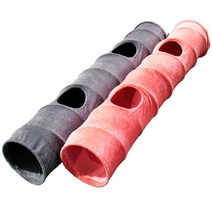 펫모닝고양이터널놀이터1.5m[PMC-9502], 핑크, 1개