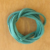 아이엠 가죽끈 세무끈 가죽줄 악세사리부자재 만들기재료, 초록색, 10개
