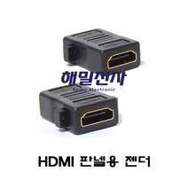 해밀전자 RGB 1구 HDMI 판넬, HDMI젠더
