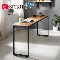 이스마트 스틸 테이블 사각다리 1600 x 400, 상판:그레이/프레임:화이트
